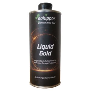 Eohippos Liquid Gold - Öl mit Omega 3 6 9 für Pferde - PSSM2 Fütterung