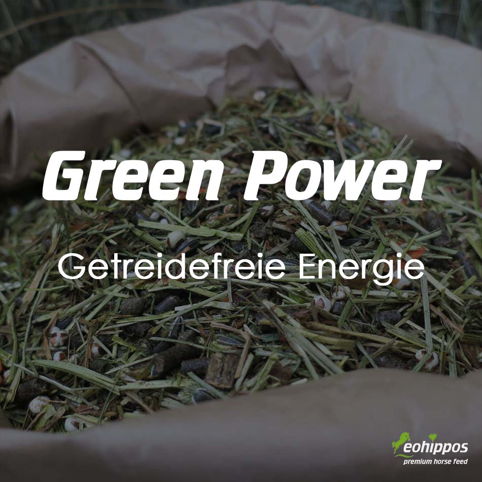 ohippos Green Power - getreidefreies Pferdefutter mit Energie wie agrobs mühldorfer
