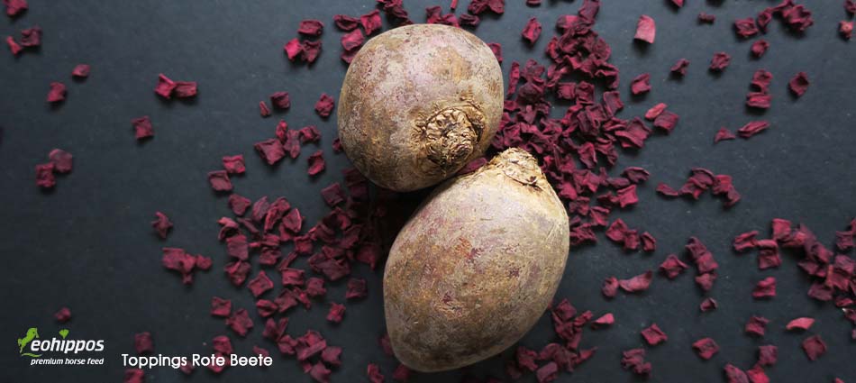 Rote Bete getrocknet für Hunde und Pferde Eohippos Leckerli Eohippos Toppings Rote Beete getrocknet Flakes für Tiere Pferde Hunde getrocknetes Gemüse
